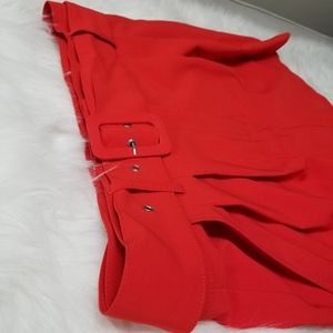 Vibrant Red NY&Co  Bermuda Shorts